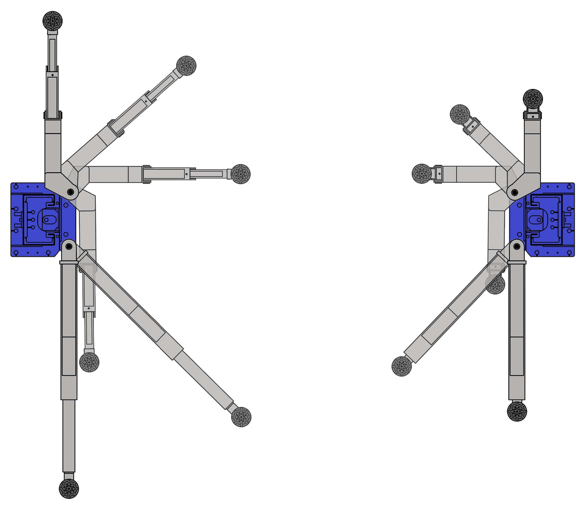 Legacy Automotive Lifts LL11KCF-BX Bi-Symmetric Two Post Lift