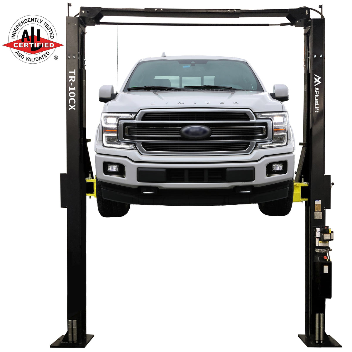 ALI Certified Falcon 10,000LB 2-Post Overhead Single Release Direct Drive Car Li