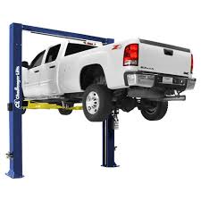 Challenger Lifts 12000 lbs. 2 Post Adjustable Car Lift w/ 1ft Extension & Quick