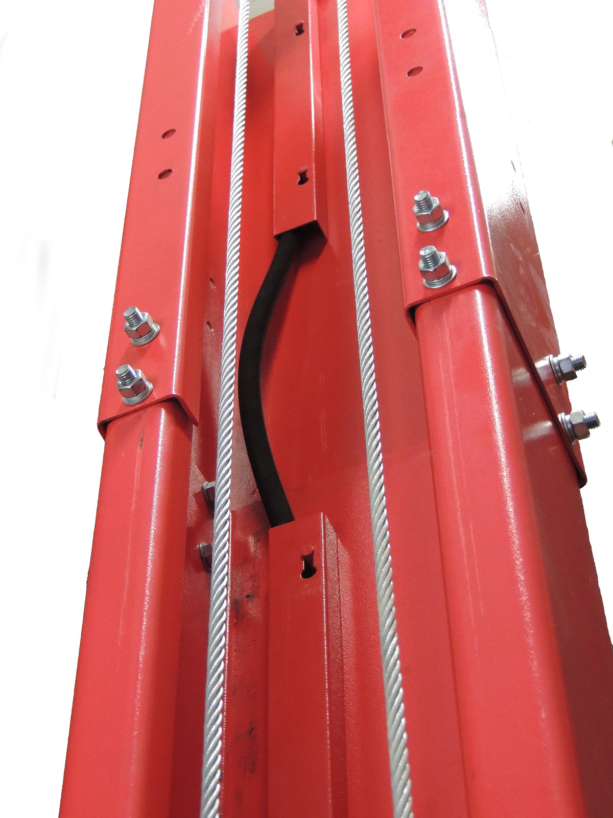Launch Tech USA 9,000 lbs. Two Post Floor Plate - Symmetric - RED - TLT240SB-R