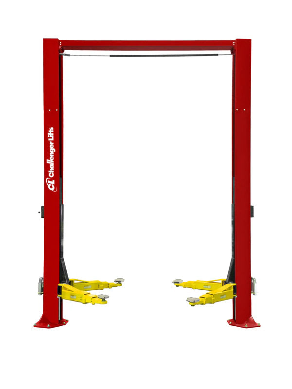 Challenger Lifts 12000 lbs. 2 Post Adjustable Car Lift w/ 1ft Extension & Quick