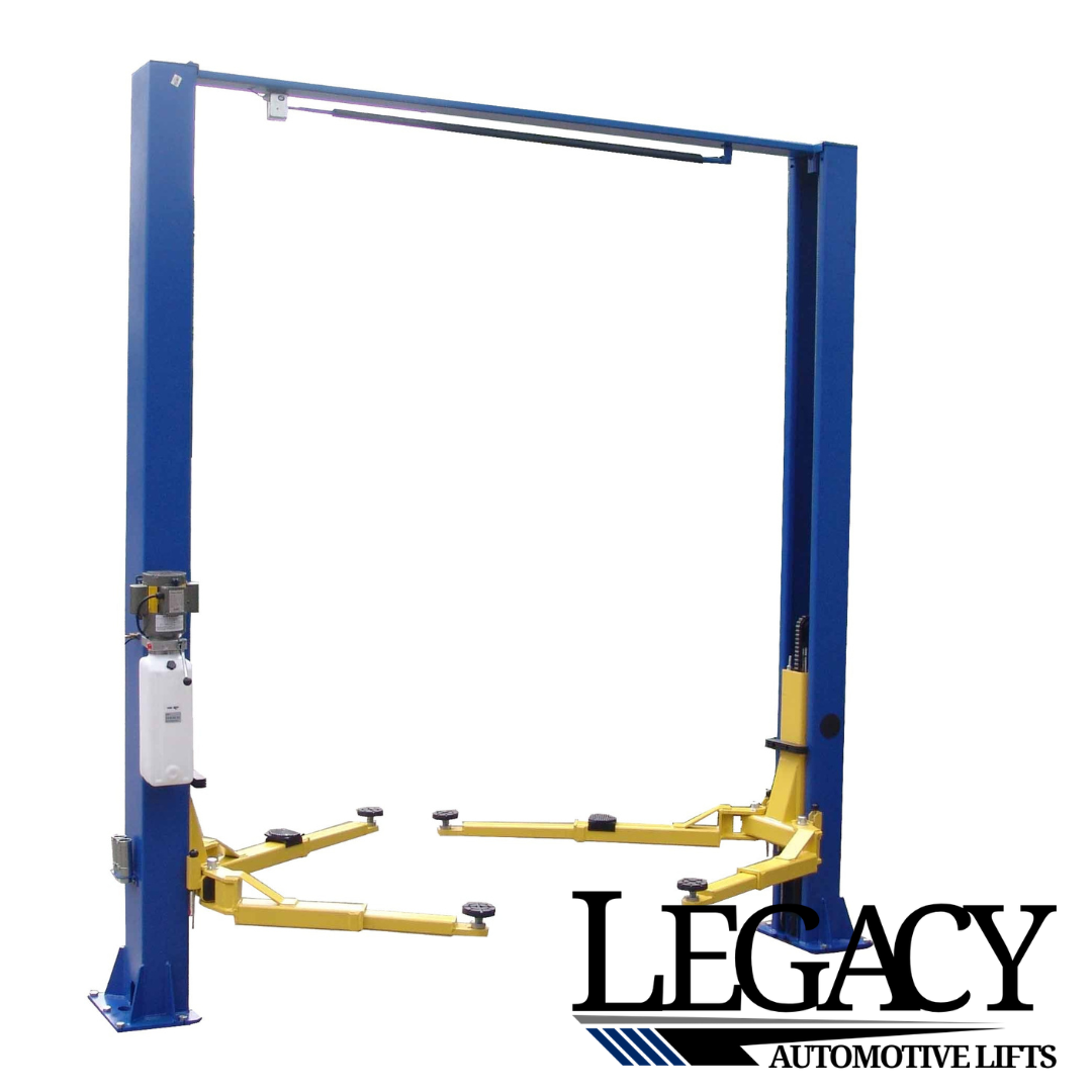 Legacy Automotive Lifts LL9KCF-AX 9,000 lbs. Two Post Clear Floor & Floor Plate