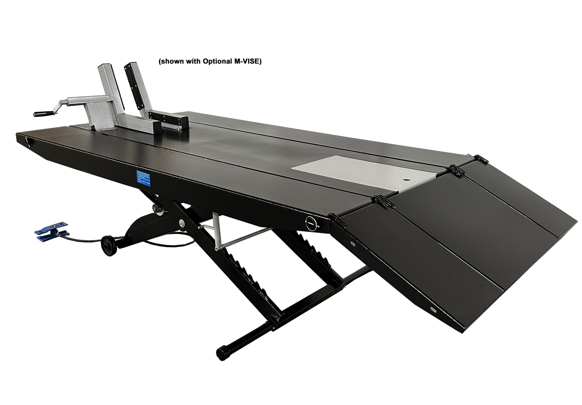 Tuxedo PNEUMATIC MOTORCYCLE LIFT M-1000C-BLK