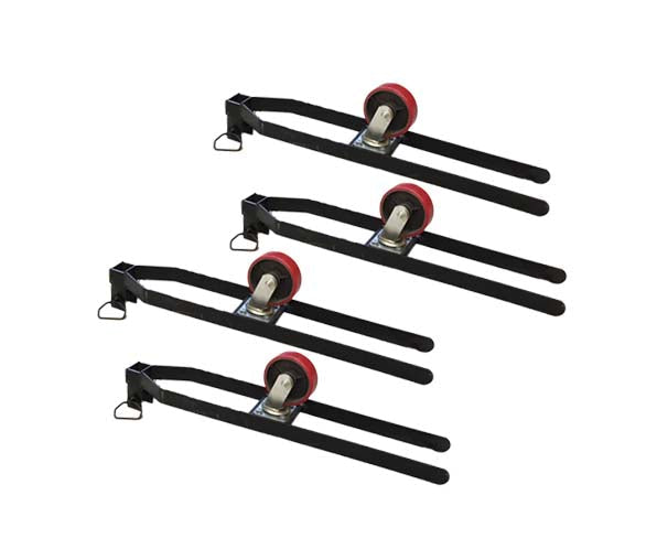 Tuxedo - 8,000 lb Deluxe Storage Lift Extended Length / Height - Poly casters, d