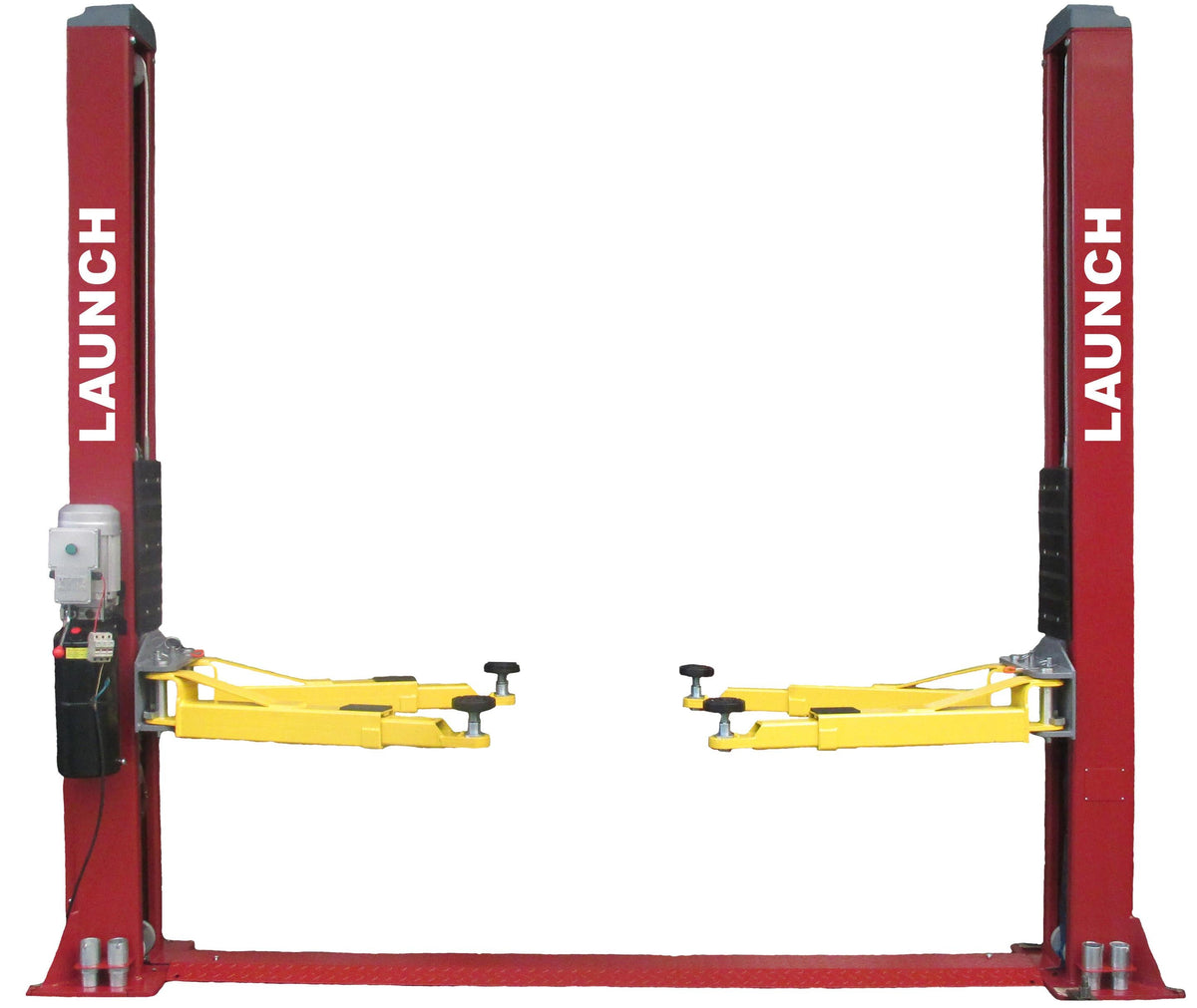 Launch Tech USA 9,000 lbs. Two Post Floor Plate - Symmetric - RED - TLT240SB-R
