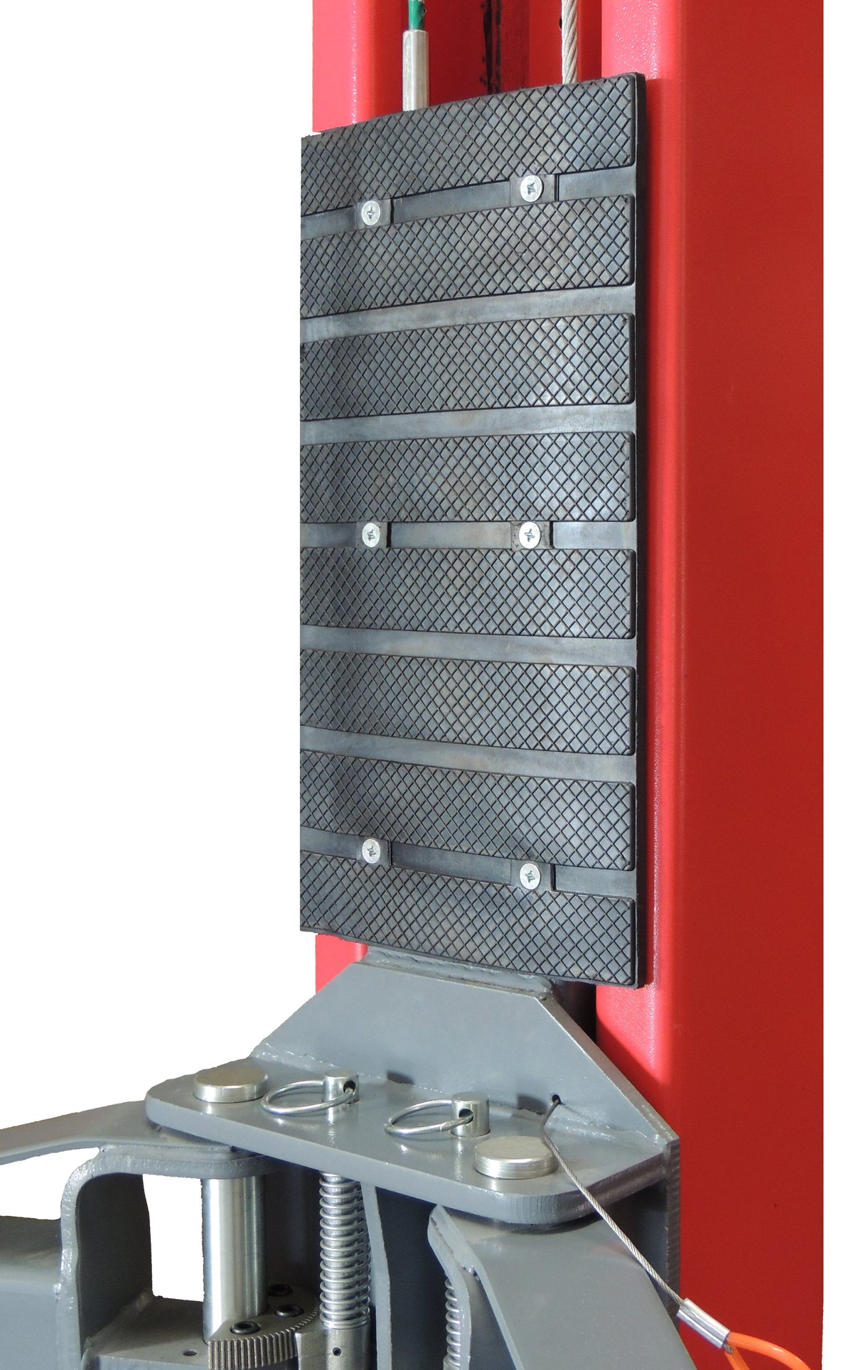 Launch Tech USA 9,000 lbs. Two Post Floor Plate - Symmetric - RED - TLT240SB-R