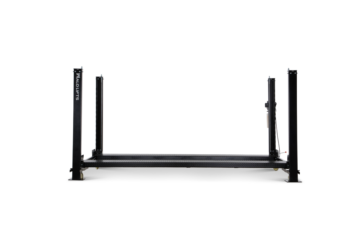 Halo Lifts 4 Post Car Lift  NARROW WIDTH - 9,000 LBS Capacity