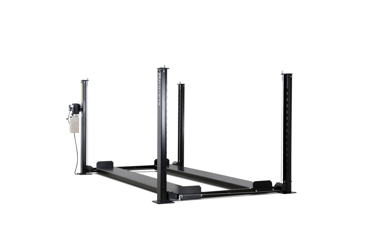 Halo Lifts 4 Post Car Lift  NARROW WIDTH - 9,000 LBS Capacity
