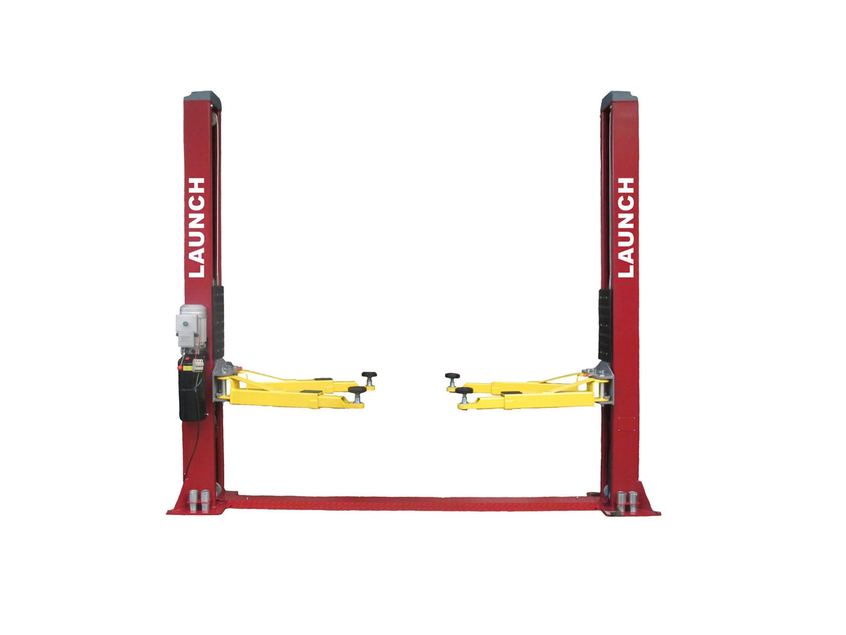Launch Tech USA 9,000 lbs. Two Post Floor Plate - Symmetric - RED - TLT240SB-R