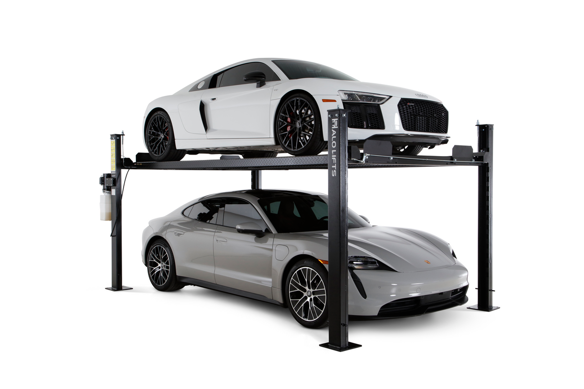 Halo Lifts 4 Post Car Lift  NARROW WIDTH - 9,000 LBS Capacity