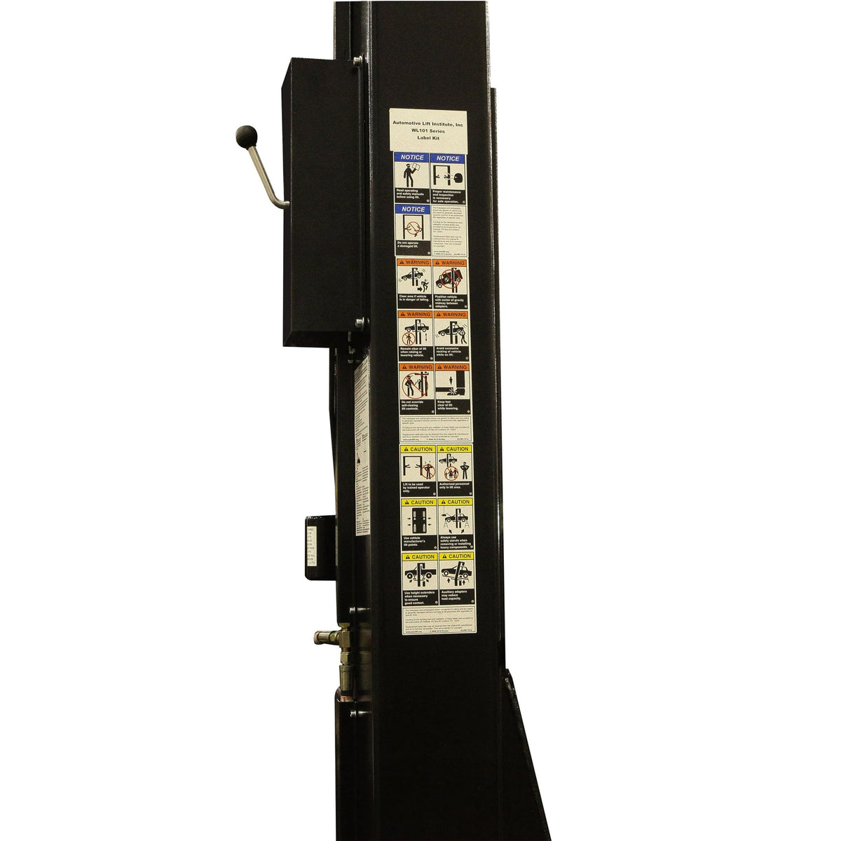 ALI Certified Falcon 10,000LB 2-Post Overhead Single Release Direct Drive Car Li