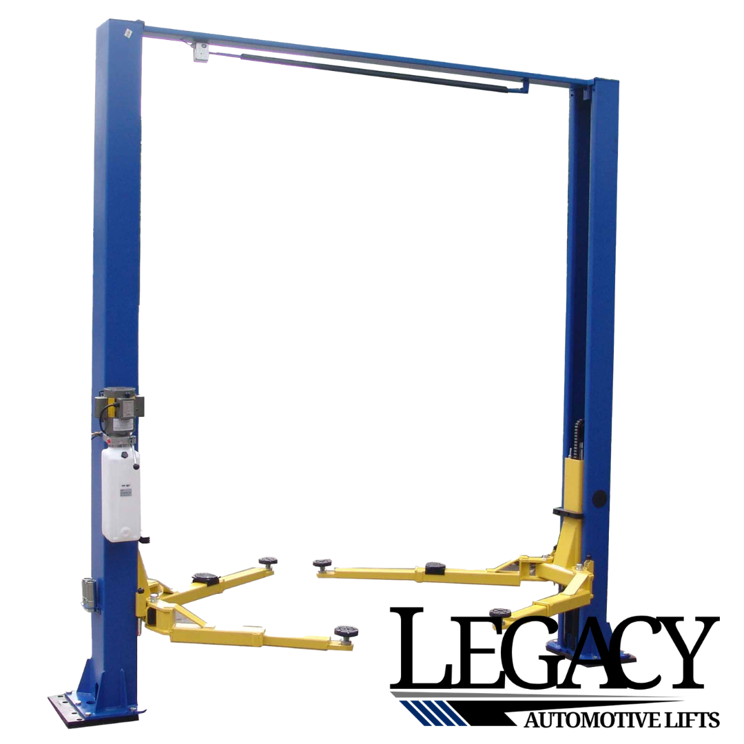 Legacy Automotive Lifts LL9KSCF-X 9,000 lbs. Two Post Clear Floor & Floor Plate