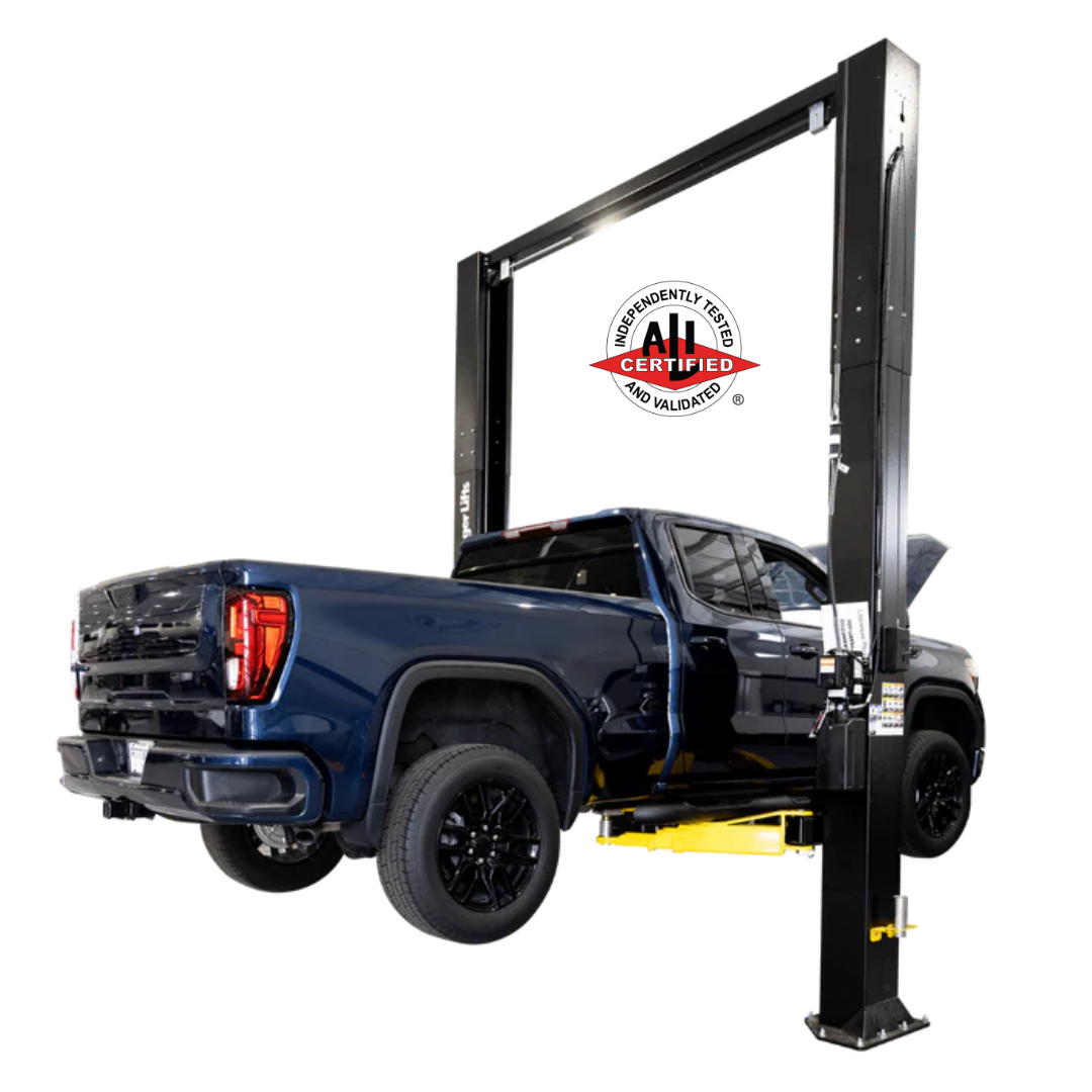 Challenger Lifts 12K Heavy Duty 2-Post Adjustable Car Lift for Low Ceiling Dual
