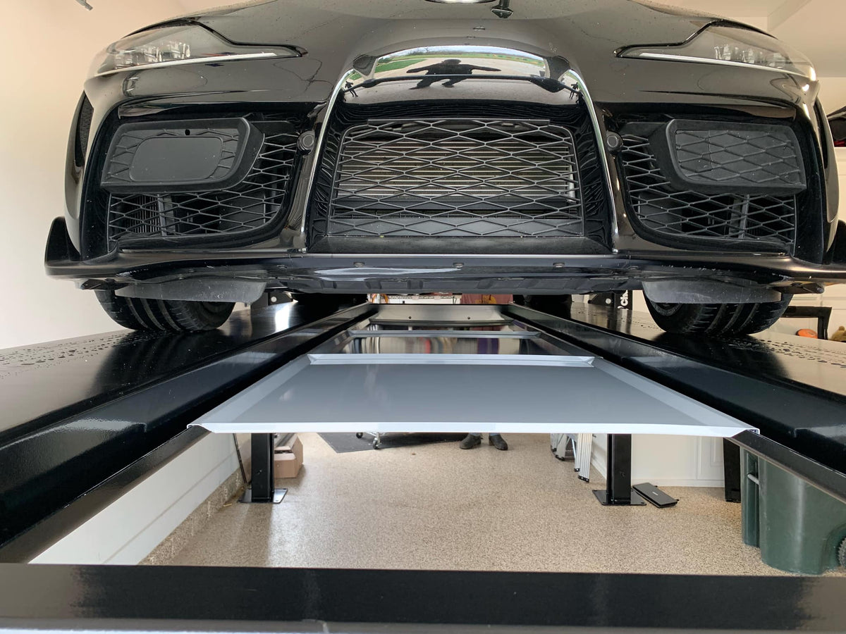 Challenger Lifts 4 Post 7K Home Storage Lift w/ Standard Ramps CL4P7-SR