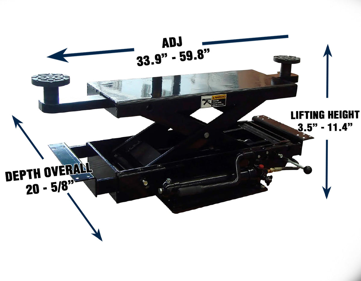 Tuxedo SJ-35 Sliding Jack 3,500 lb. Capacity
