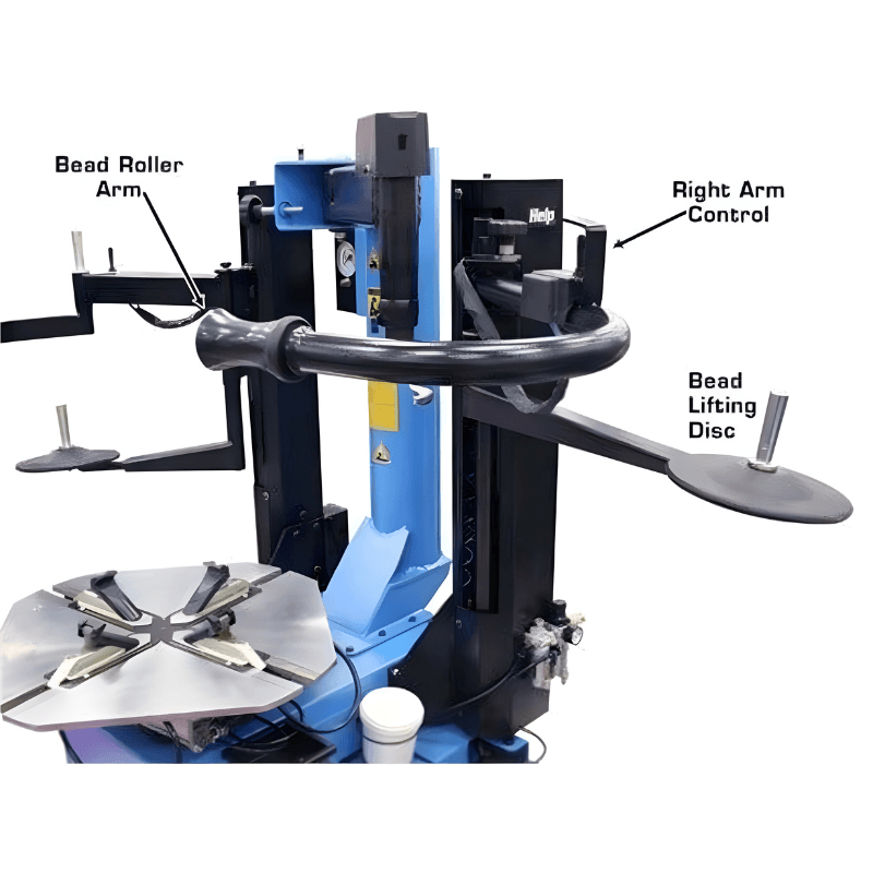Atlas TC289DAA Tire Changer With WB11 Wheel Balancer Combo 9