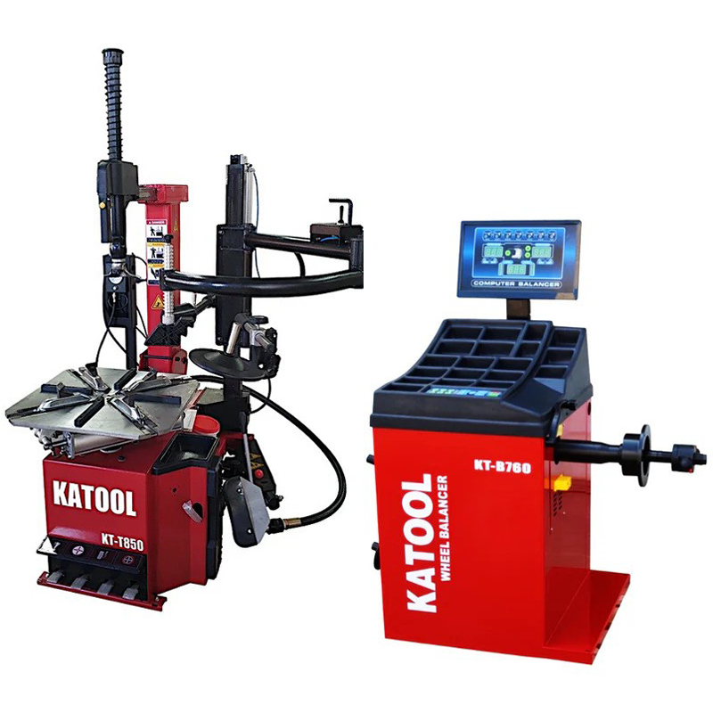 Katool KT-T850 Tire Changer with Wheel Balancer KT-B760 Combo