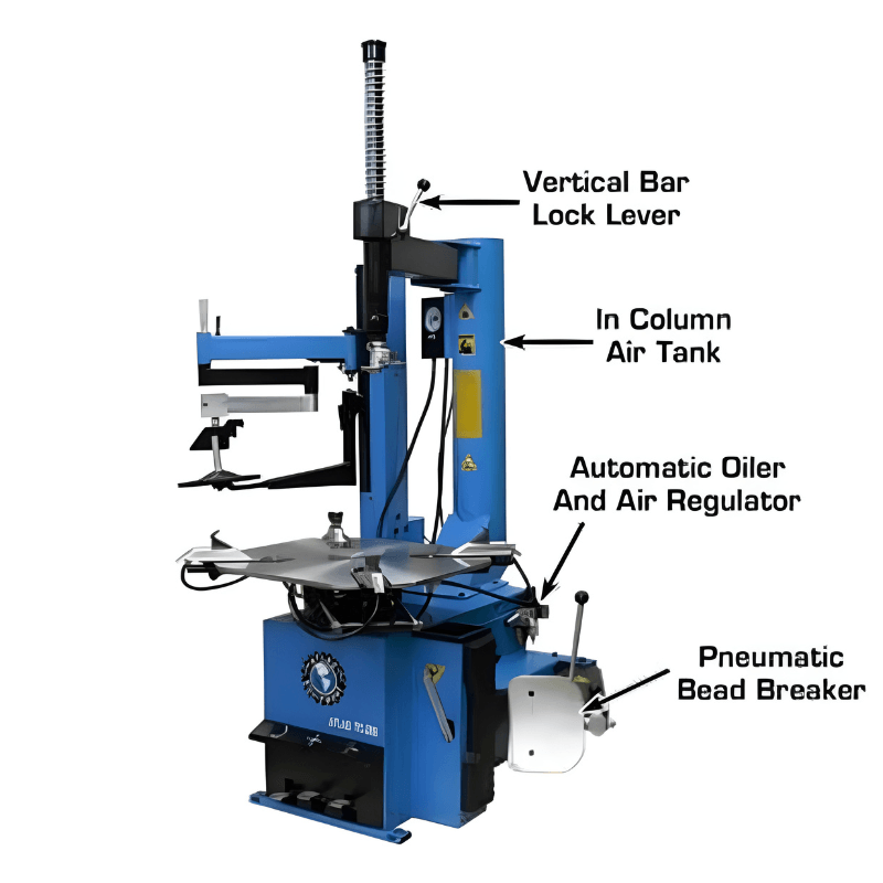 Atlas TC289LH Extra Large Rim-Clamp Tire Changer w/ Assist Arm