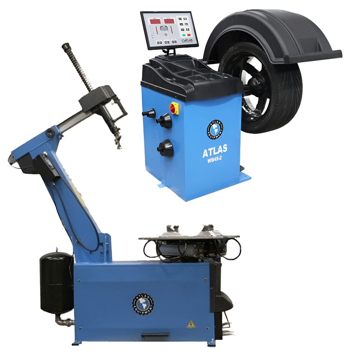 Atlas TC755 Tire Changer With WB49-2 Wheel Balancer Combo 3