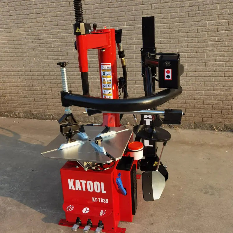 Katool KT-T835 Wheel Clamp Tire Changer Machine - Dual Assist Arm