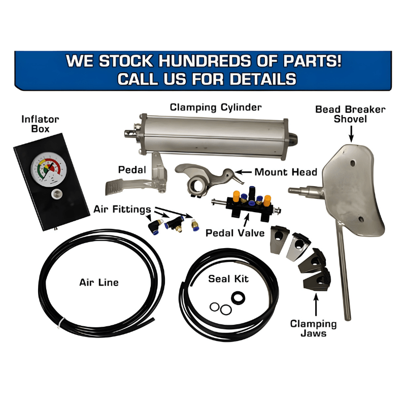 Atlas TC755EZ Tilt-Back Rim-Clamp Tire Changer w/ E-Z Arm