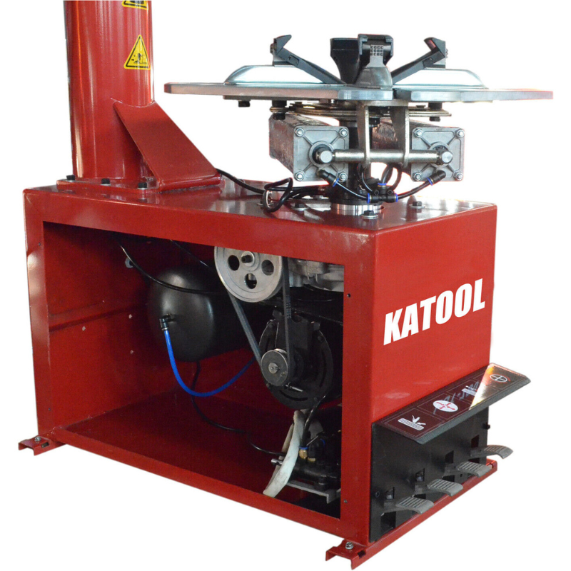 Katool KT-T830 Wheel Clamp Tire Changer Machine - Dual Assist Arms