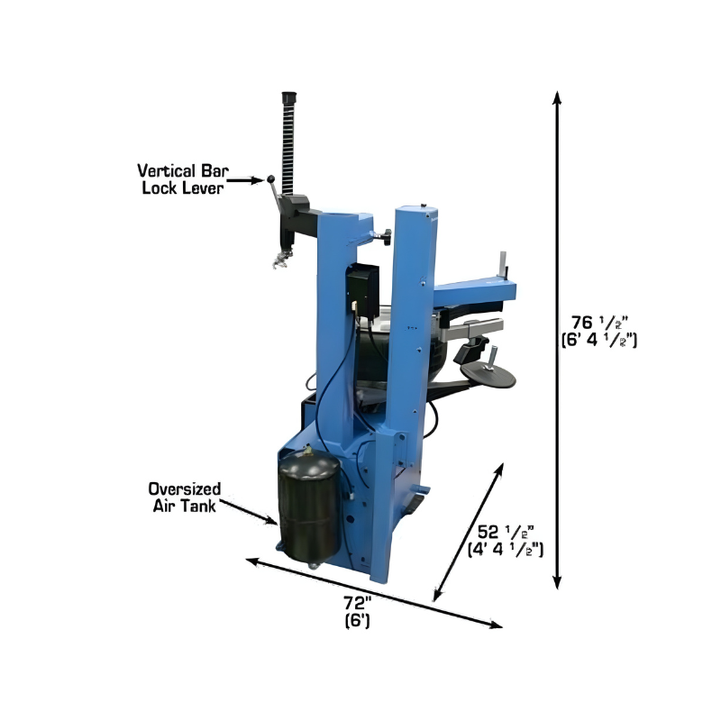 Atlas TC229LH Rim-Clamp Tire Changer w/ Assist Arm