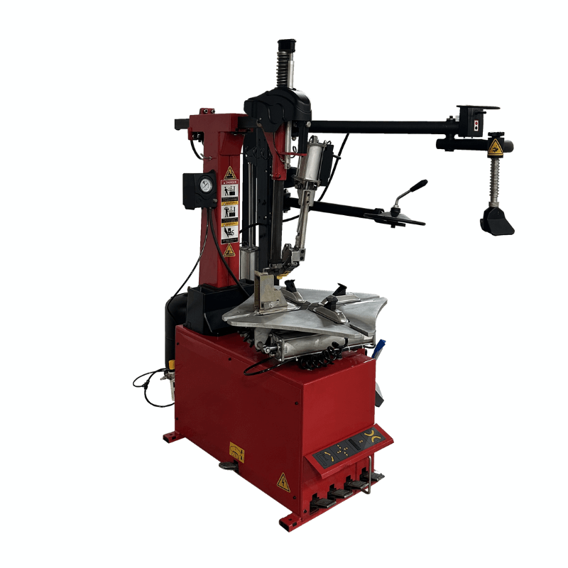 Tuxedo TC-1300 Tire Changer - Tiltback Press Arm w/ Leverless Demount Tool