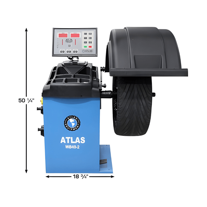 Atlas WB49-2 Premium 2D Computer Wheel Balancer