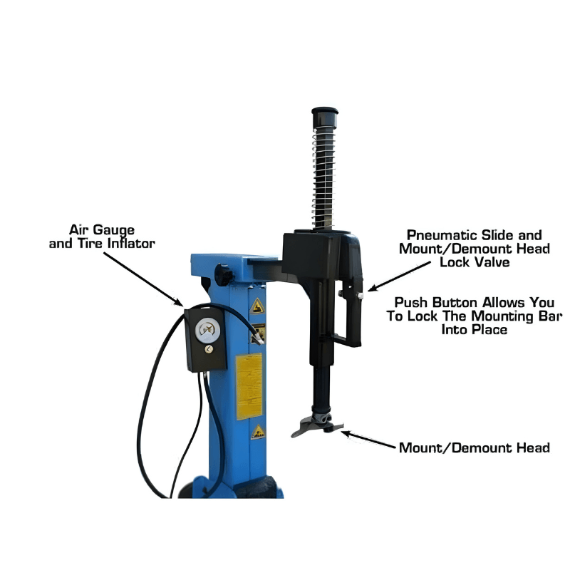 Atlas TC755 Tire Changer With WB49-2 Wheel Balancer Combo 3
