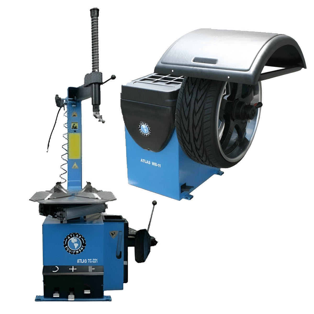 Atlas TC221 Tire Changer With WB11 Wheel Balancer Combo EC