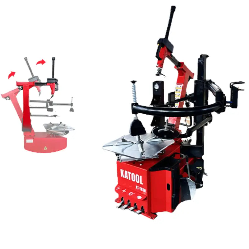 Katool KT-T850 Tilt-Arm Wheel Clamp Tire Changer Machine