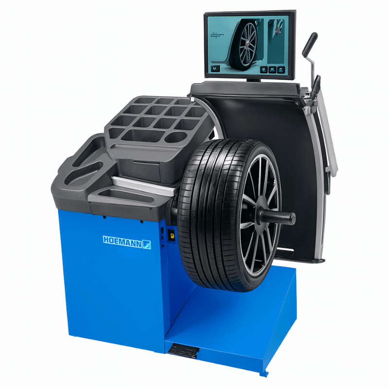 Hofmann GEODYNA 8200p Wheel Balancer with Non-Contact Data Entry EEWB766BEA