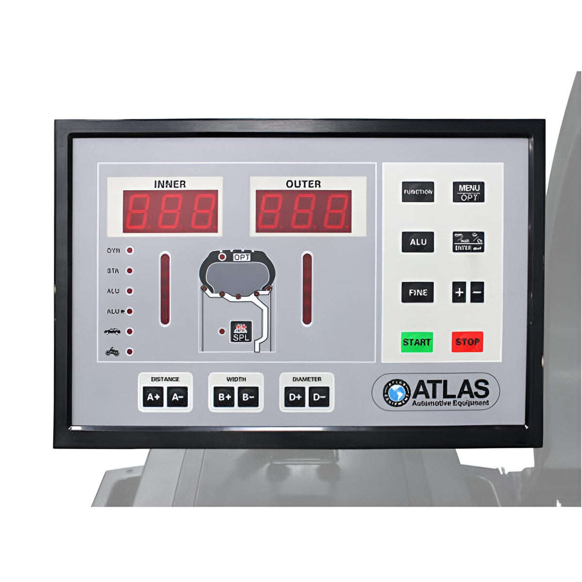 Atlas WB49-2 PRO Premium 3D Computer Wheel Balancer