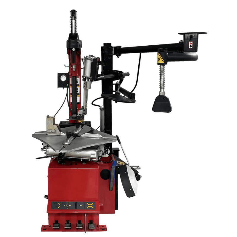 Tuxedo TC-1300 Tire Changer - Tiltback Press Arm w/ Leverless Demount Tool
