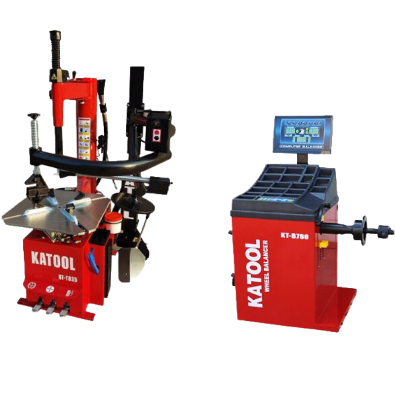 Katool KT-T835 Tire Changer with Wheel Balancer KT-B760 Combo