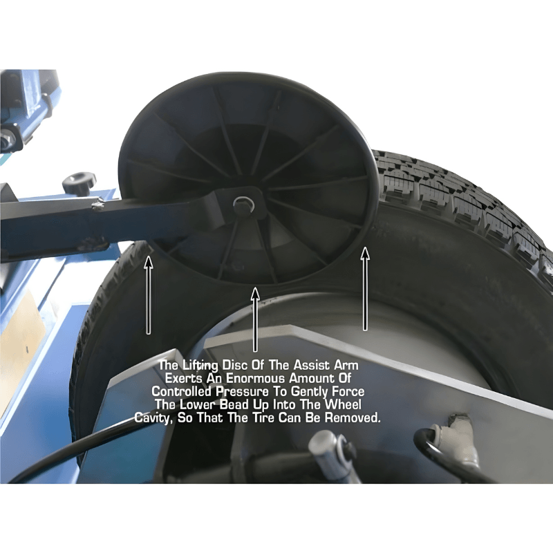 Atlas TC755DAA Wheel Clamp Tire Changer - Dual Assist Arms