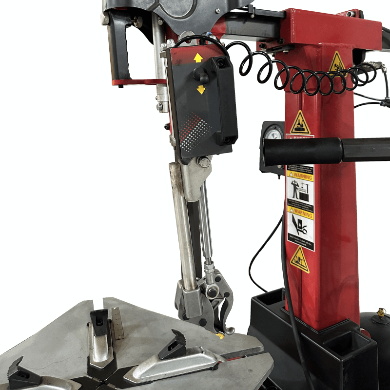 Tuxedo TC-1300 Tire Changer - Tiltback Press Arm w/ Leverless Demount Tool
