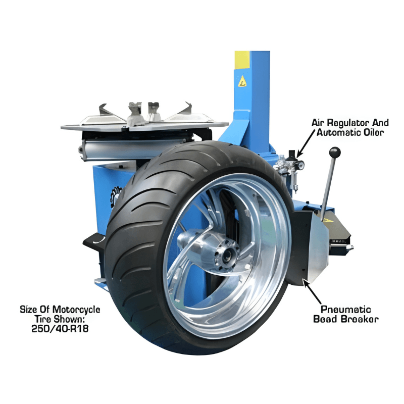 Atlas TC229 Rim-Clamp Tire Changer w/ Beadblaster