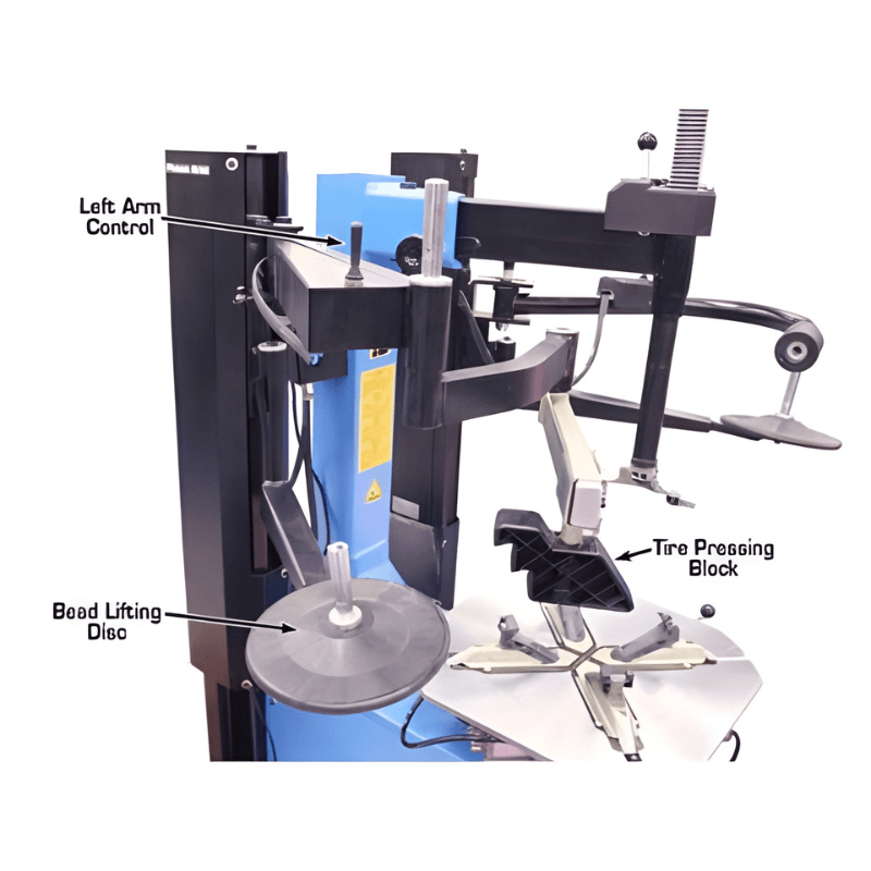 Atlas TC229DAA Rim-Clamp Tire Changer w/ Dual Assist Arms