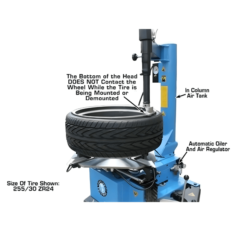 Atlas TC289 Extra Large Rim-Clamp Tire Changer