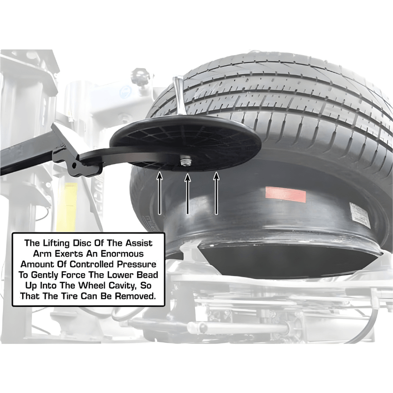 Atlas PTC300 Rim-Clamp Tire Changer w/ Assist Arm
