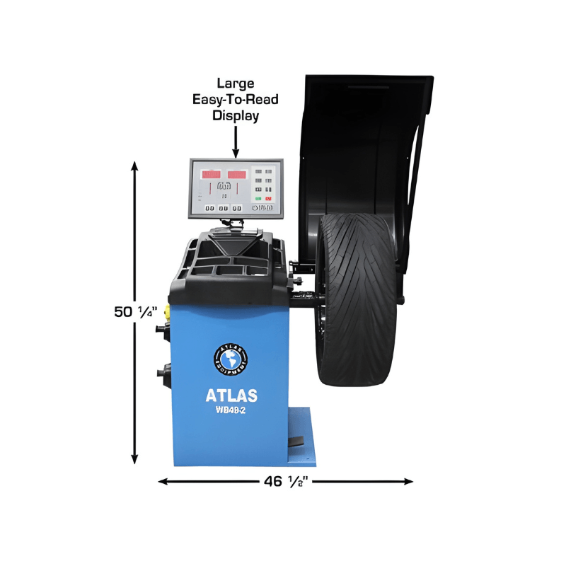 Atlas WB49-2 Premium 2D Computer Wheel Balancer