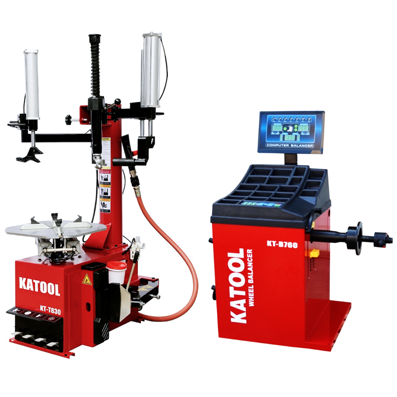 Katool KT-T830 Tire Changer with Wheel Balancer KT-B760 Combo