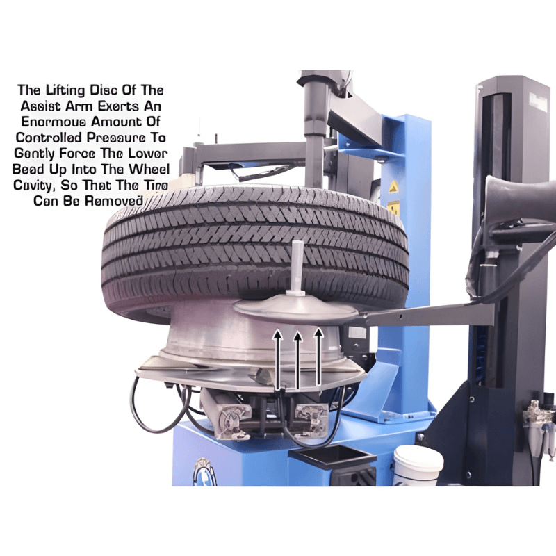 Atlas TC229DAA Rim-Clamp Tire Changer w/ Dual Assist Arms