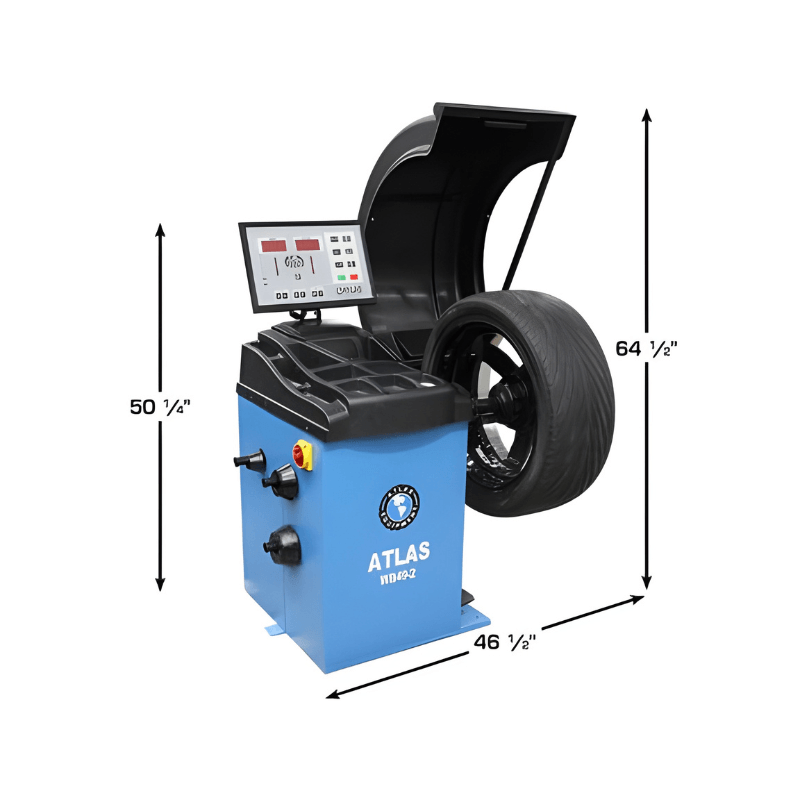 Atlas WB49-2 Premium 2D Computer Wheel Balancer
