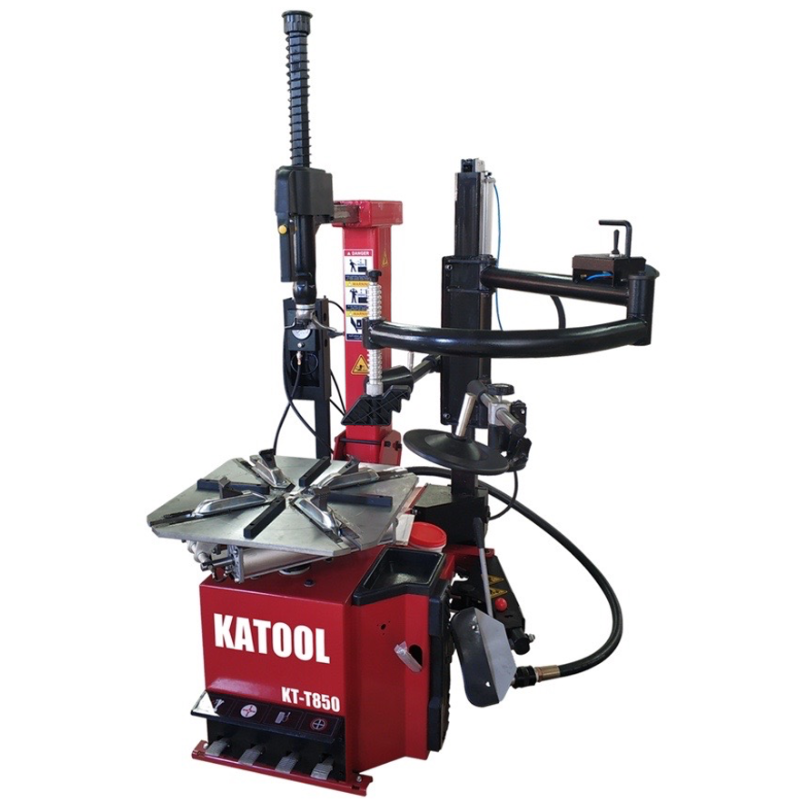 Katool KT-T850 Tilt-Arm Wheel Clamp Tire Changer Machine with Wheel Balancer KT-