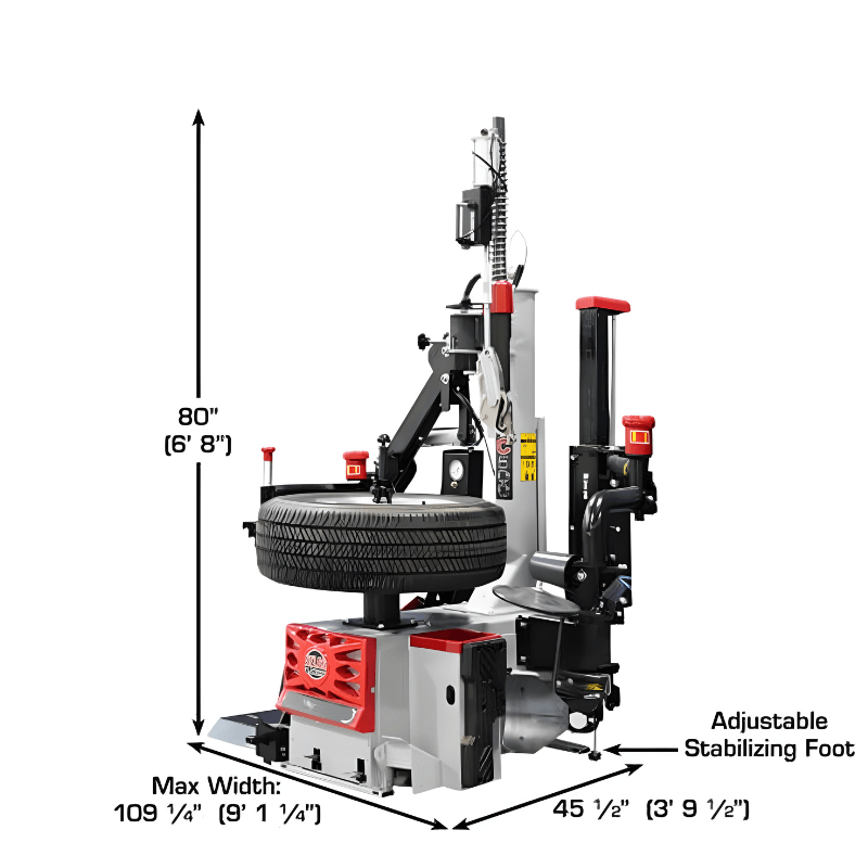 Atlas PTC500 Center Post Tire Changer w/ Assist Arms
