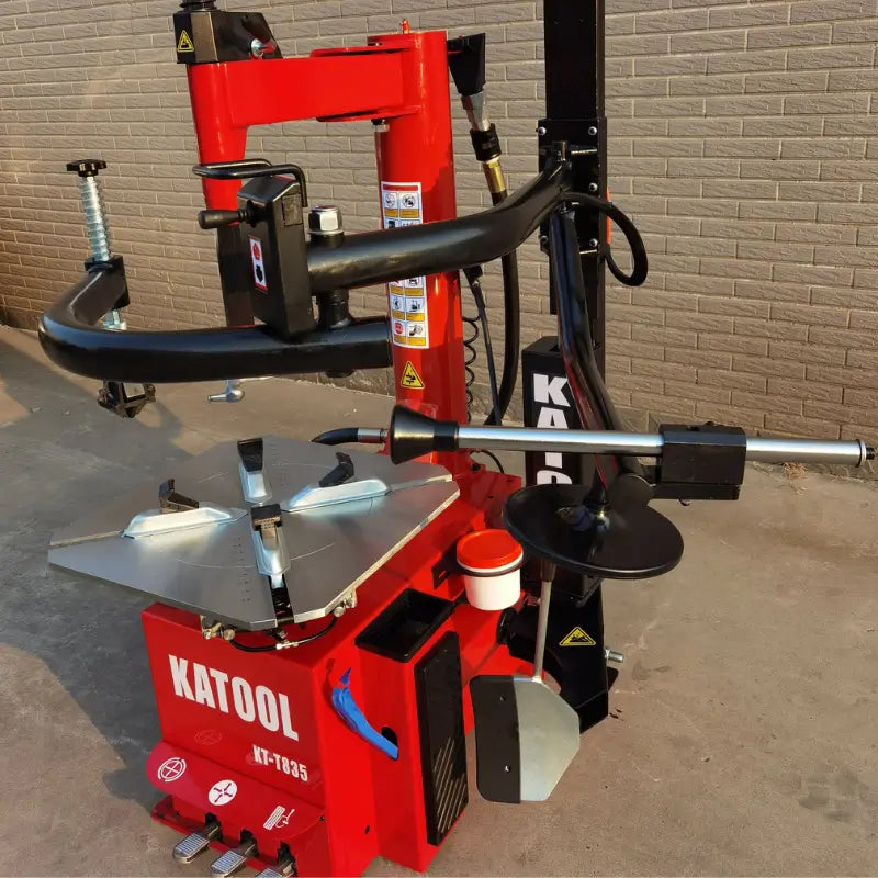 Katool KT-T835 Wheel Clamp Tire Changer Machine - Dual Assist Arm