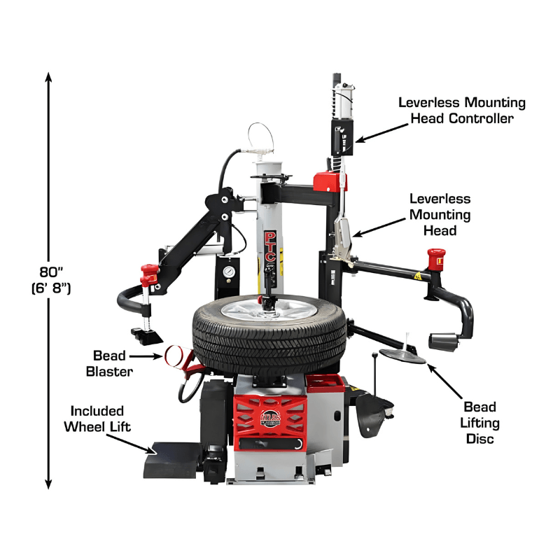 Atlas PTC500 Center Post Tire Changer w/ Assist Arms